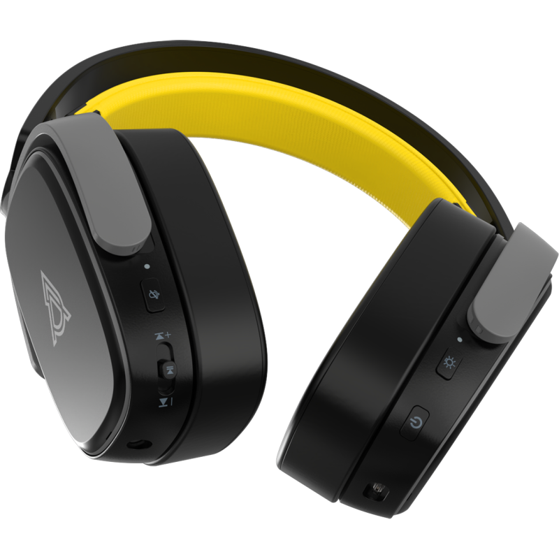 Навушники Ajazz AHM09 MAX Black Gray Yellow (AHM09-MAX-BGY)