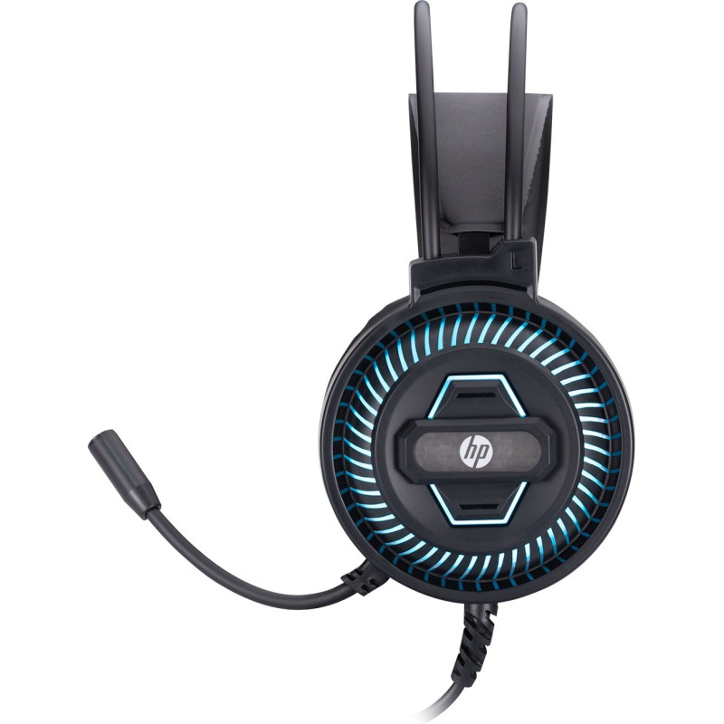 Навушники HP DHE-8001U LED USB Black (DHE-8001U)