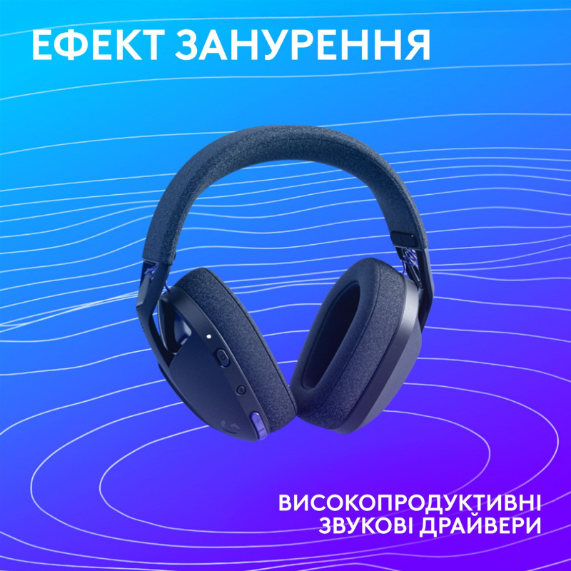 Навушники Logitech G321 LIGHTSPEED Wireless Gaming Headset Black (981-001563)