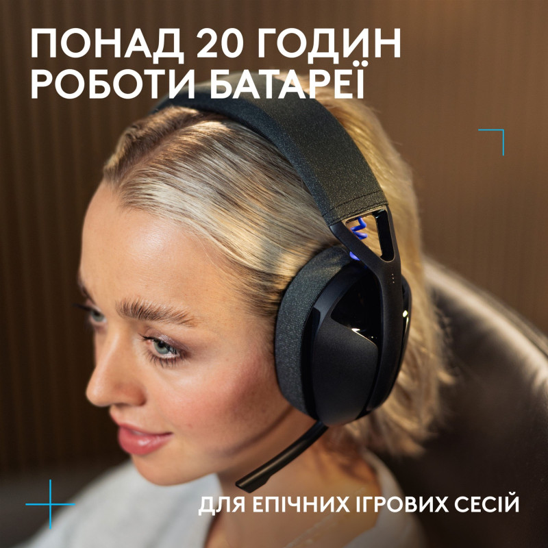 Навушники Logitech G321 LIGHTSPEED Wireless Gaming Headset Black (981-001563)