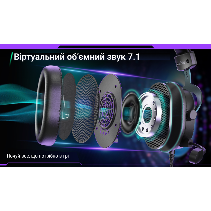 Навушники Fifine H9 Black (H9)