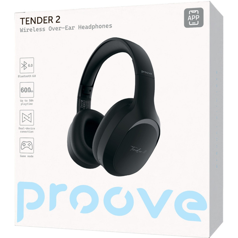 Навушники Proove Tender 2 APP Black (HPTR2001AP01)