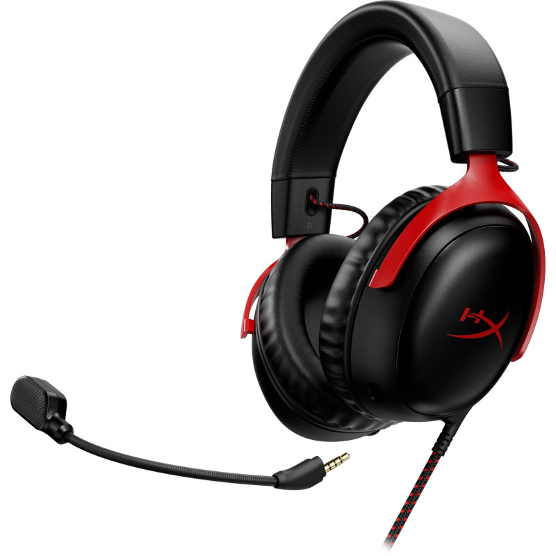 Наушники HyperX Cloud III 3.5mm/USB-A/USB-C Black/Red (727A9AA)