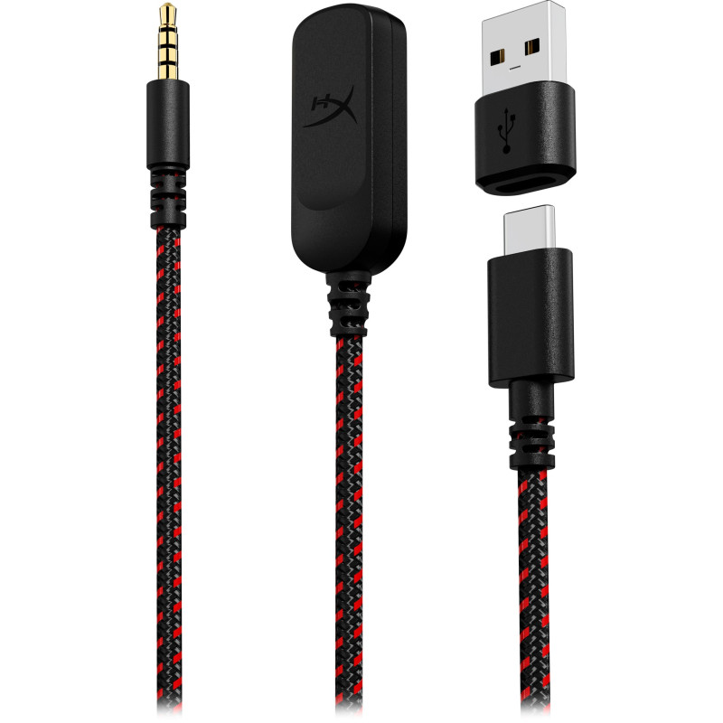 Наушники HyperX Cloud III 3.5mm/USB-A/USB-C Black/Red (727A9AA)