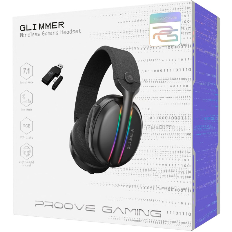 Навушники Proove Gaming Glimmer (APP) Black Purple