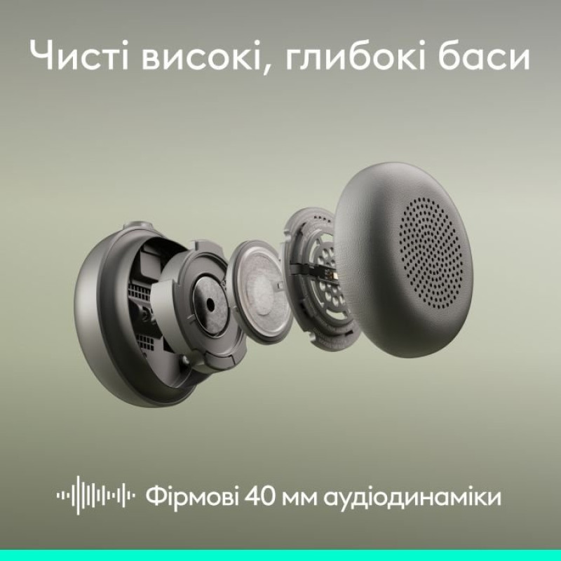 Навушники Logitech Zone Wireless 2 ES for Business Graphite UC version (981-001498)