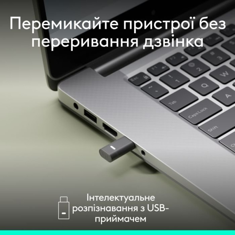 Навушники Logitech Zone Wireless 2 ES for Business Graphite UC version (981-001498)