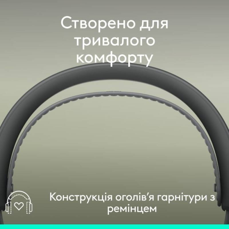 Навушники Logitech Zone Wireless 2 ES for Business Graphite UC version (981-001498)