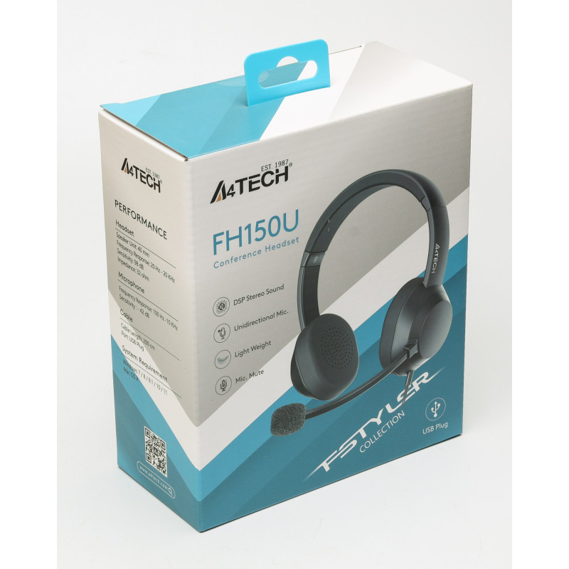 Гарнітура A4Tech FH150U Black (4711422004274)