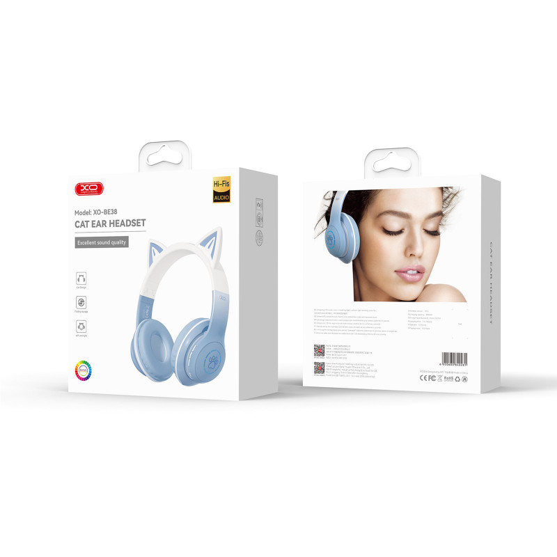 Навушники XO BE38 Blue (BE38.blue)