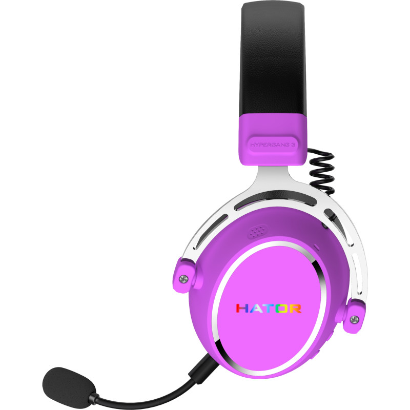 Навушники HATOR Hypergang 3 Hi-Res SyncHUB Wireless Cyber violet (ESH52)
