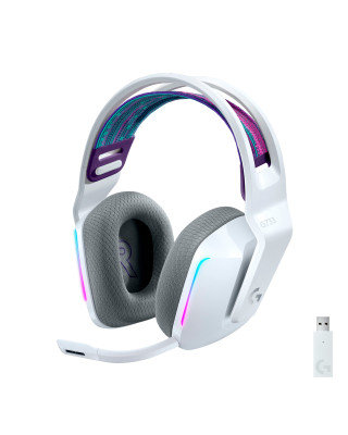 Наушники Logitech G733 Lightspeed Wireless RGB Gaming Headset White (981-000883)