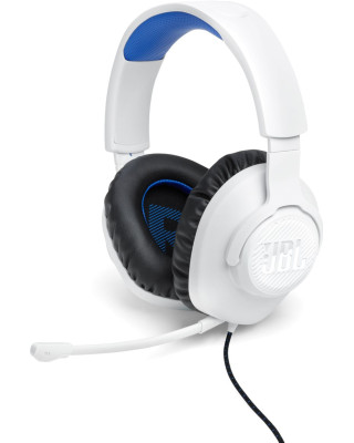 Навушники JBL Quantum 100P for PS White (JBLQ100PWHTBLU)