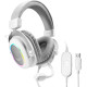 Навушники Fifine H6 RGB 7.1 White (H6W)