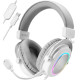 Навушники Fifine H6 RGB 7.1 White (H6W)