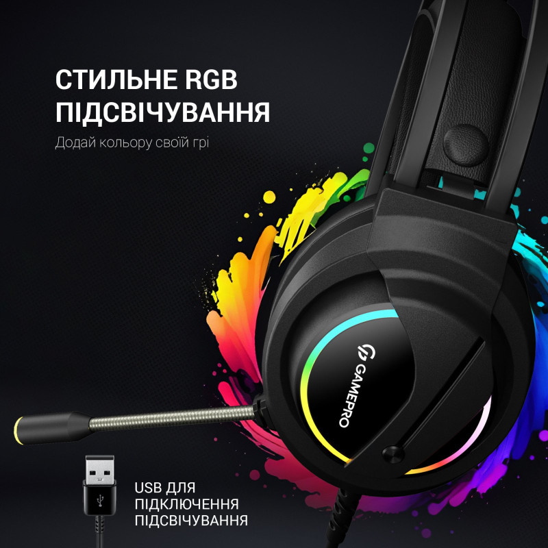 Навушники GamePro HS565 Nitro Black (HS565)