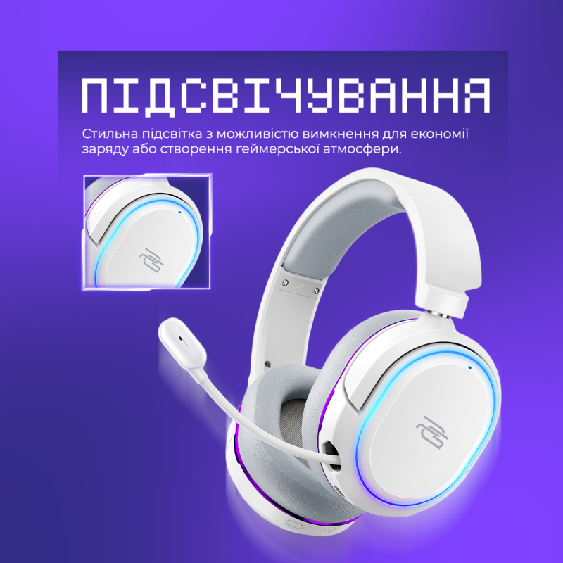 Навушники Proove Gaming Rapture (APP) White