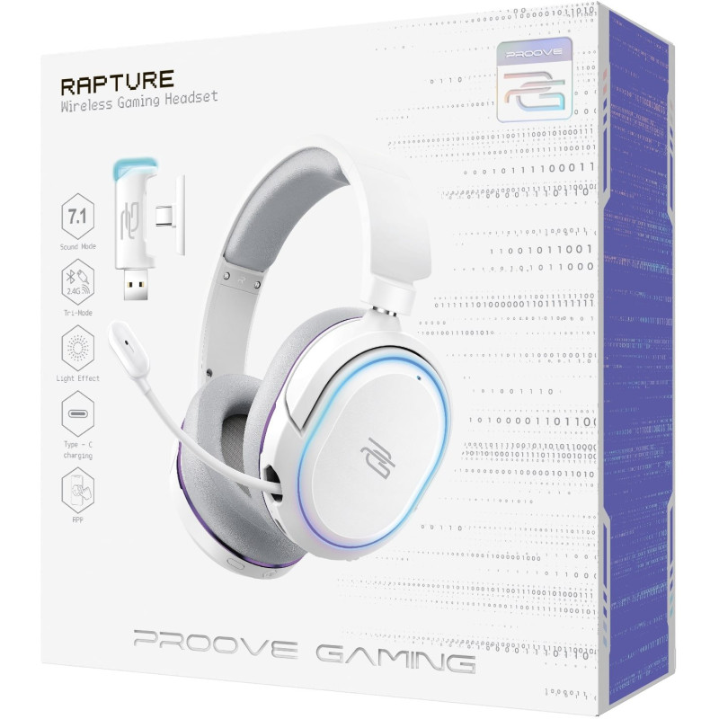 Навушники Proove Gaming Rapture (APP) White