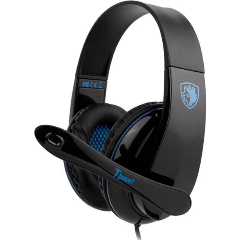 Гарнітура Sades SA-701 Black/Blue (sa701blj)