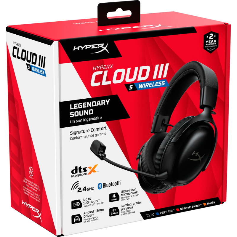 Навушники HyperX Cloud III S Wireless Black (A59YZAA)