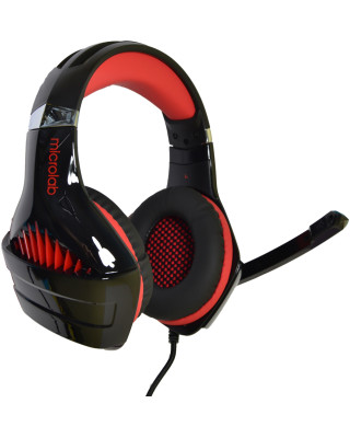 Навушники MICROLAB G6 3.5mm/USB Black/Red