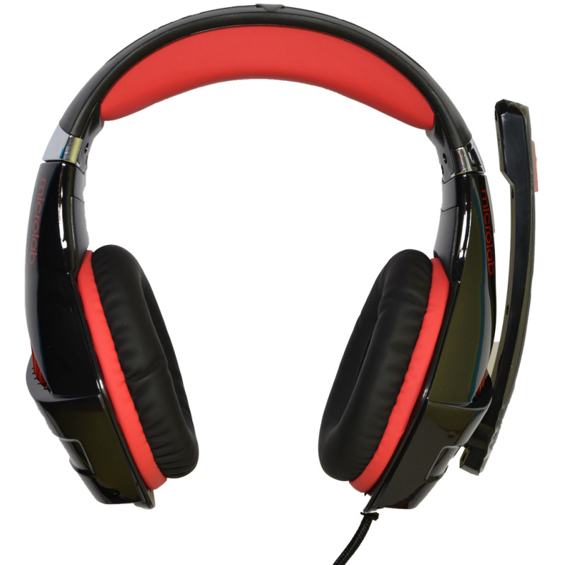 Навушники MICROLAB G6 3.5mm/USB Black/Red