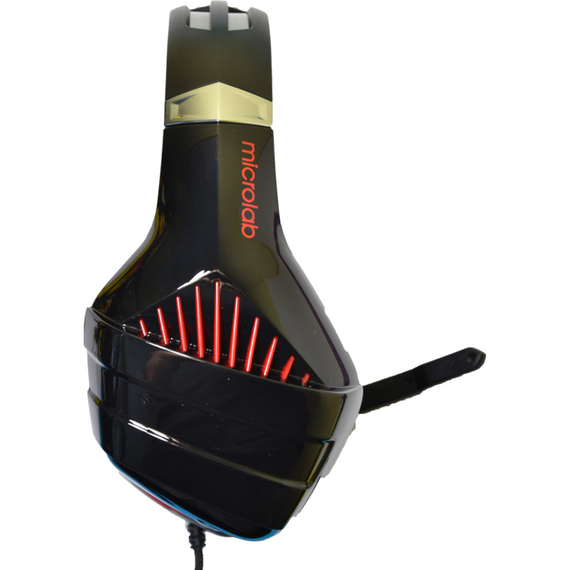 Навушники MICROLAB G6 3.5mm/USB Black/Red