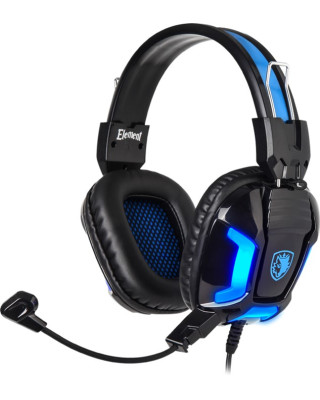 Гарнітура Sades SA-702 Element Black/Blue (sa702bl)