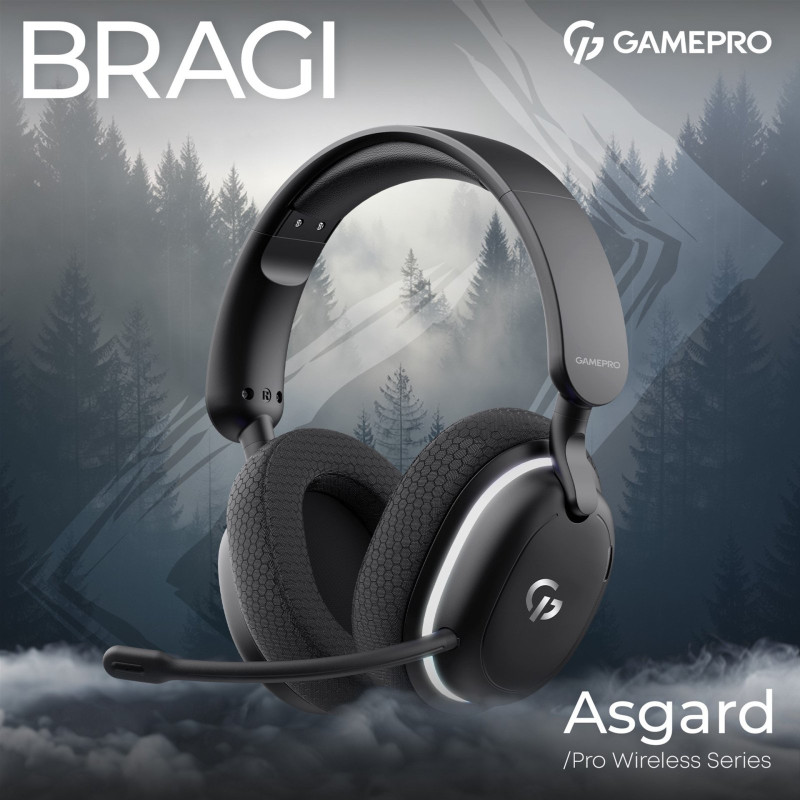Навушники GamePro Asgard Bragi Black (HSW250B)