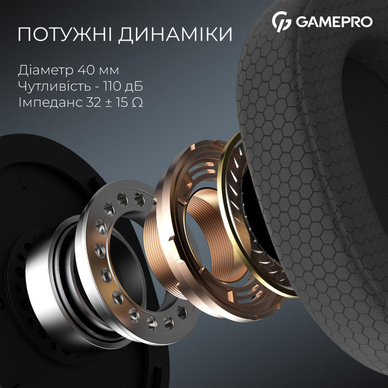 Навушники GamePro Asgard Bragi Black (HSW250B)