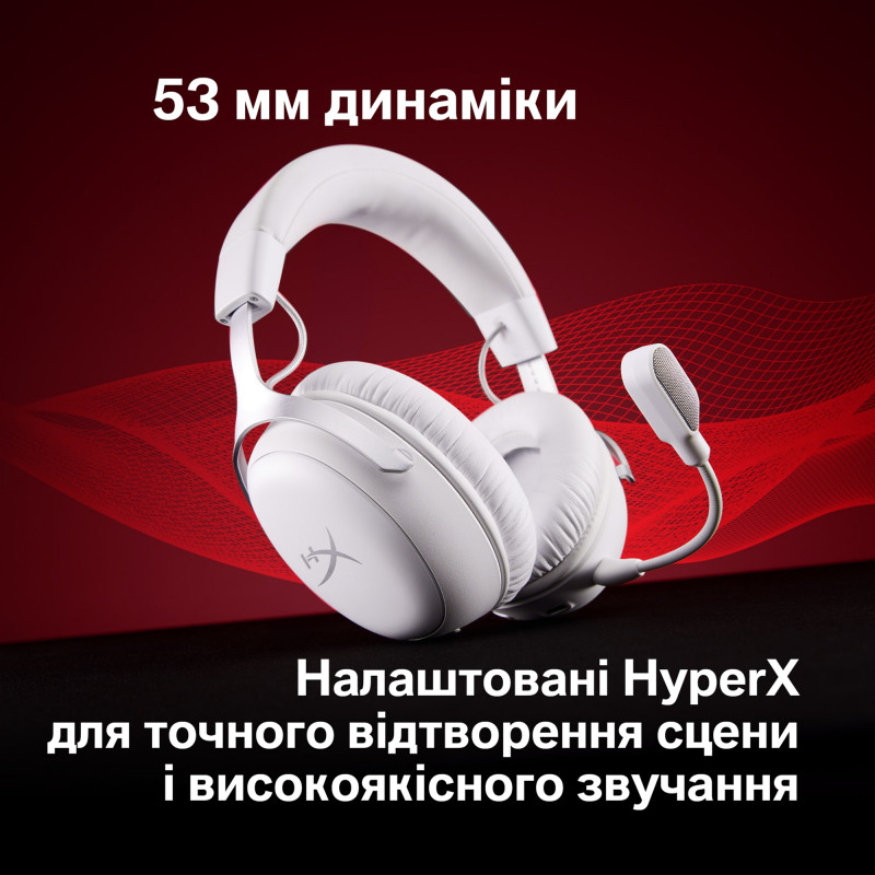 Навушники HyperX Cloud III S Wireless Black-Red (A59Z0AA)