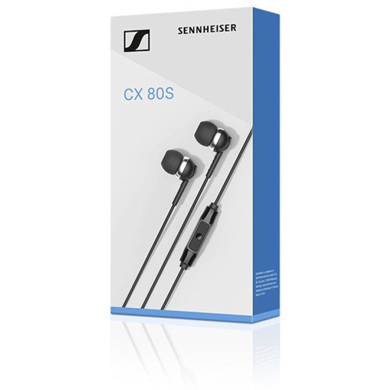 Гарнітура  Sennheiser CX 80S Black (508896)