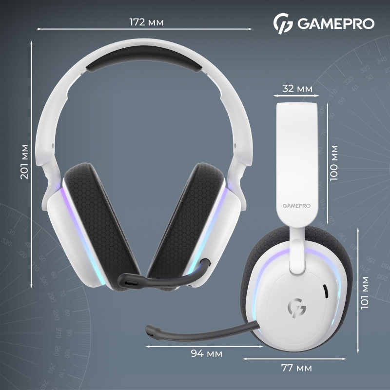 Навушники GamePro Asgard Bragi White (HSW250W)