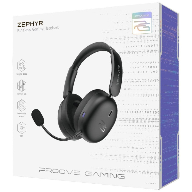 Навушники Proove Gaming Zephyr (APP) black/purple (WHZP00022001)