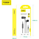 Гарнітура Foneng EP500 heavy bass metal remote earphone (EP500-ER-HBM)