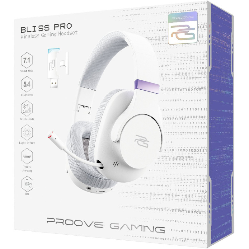 Наушники Proove Gaming Bliss Pro (APP) White (GHBLPPP10002)