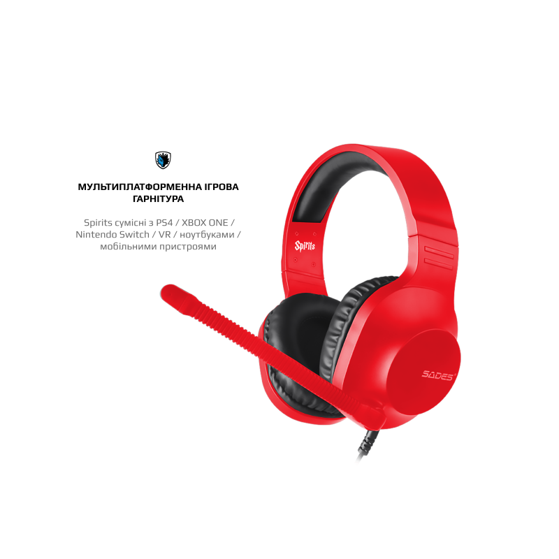 Набір Sades SA-721 Spirits Red (sa721rdj)