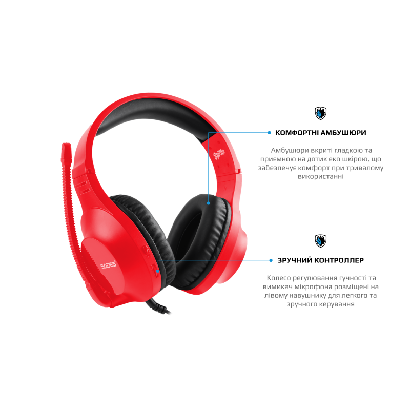 Набір Sades SA-721 Spirits Red (sa721rdj)