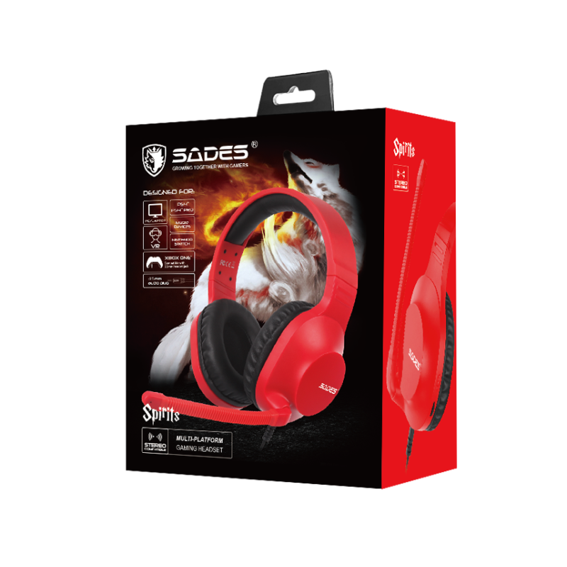 Набір Sades SA-721 Spirits Red (sa721rdj)