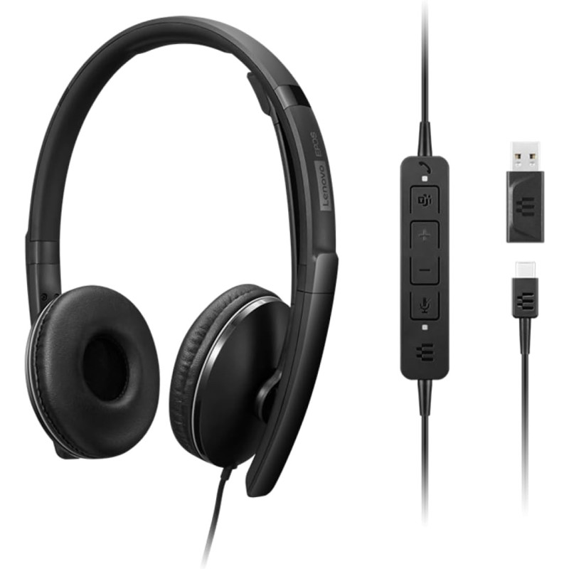 Навушники Lenovo Wired ANC Headset Gen 2 (Teams) (4XD1M45627)