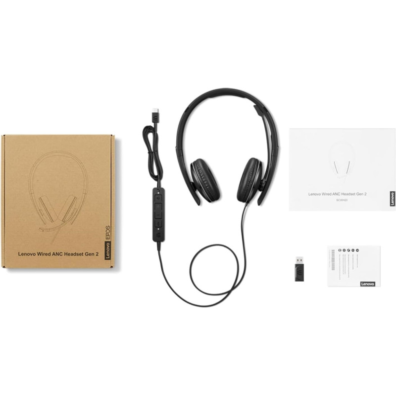 Навушники Lenovo Wired ANC Headset Gen 2 (Teams) (4XD1M45627)