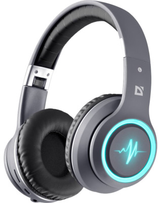 Навушники Defender FreeMotion B571 LED Bluetooth Gray (63571)