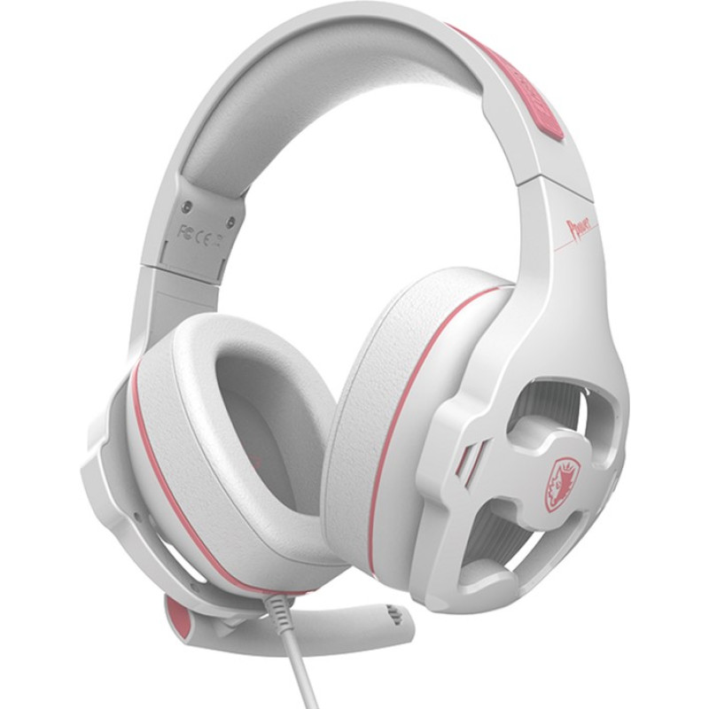 Гарнітура Sades SA-726 Ppower White/Pink (sa726wpj)