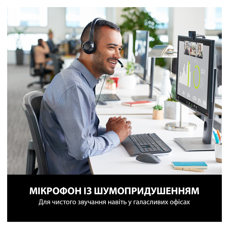 Навушники Logitech H390 (981-000406)