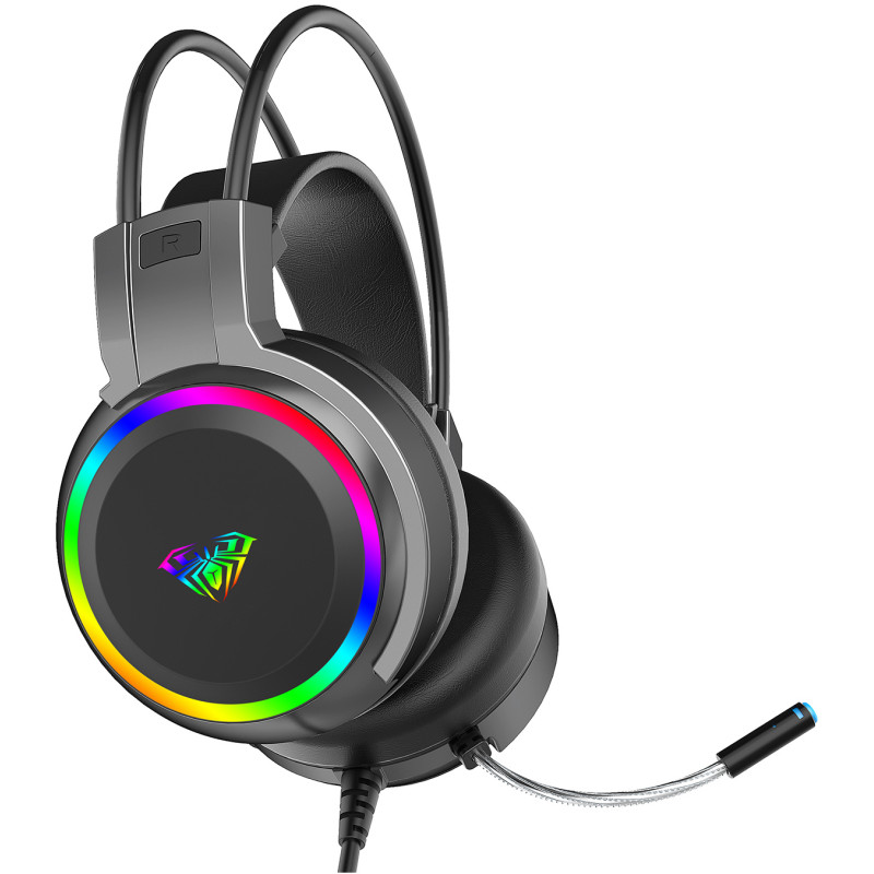 Навушники Aula S608 Wired Gaming Headset Black (6948391235509)