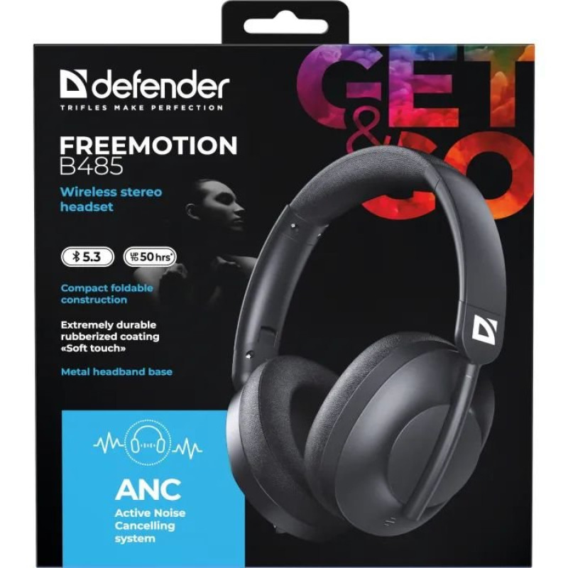 Навушники Defender FreeMotion B485 Black (63485)