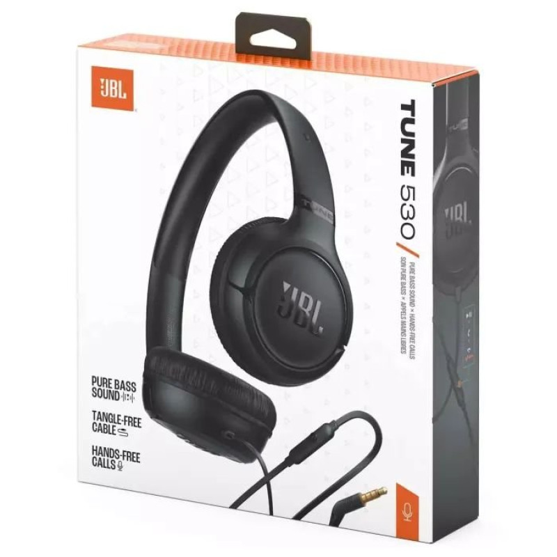 Гарнітура JBL Tune 530 Black (JBLT530BLK)