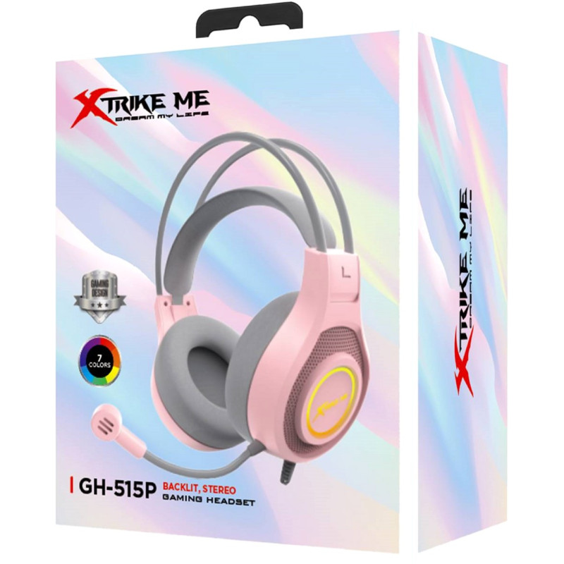 Навушники Xtrike Me GH-515P Pink
