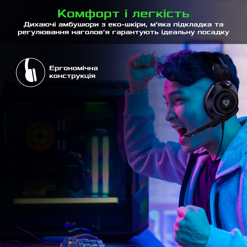Навушники Vertux Bogota Black