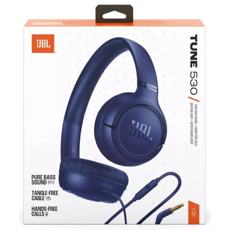 Гарнітура JBL Tune 530 Blue (JBLT530BLU)